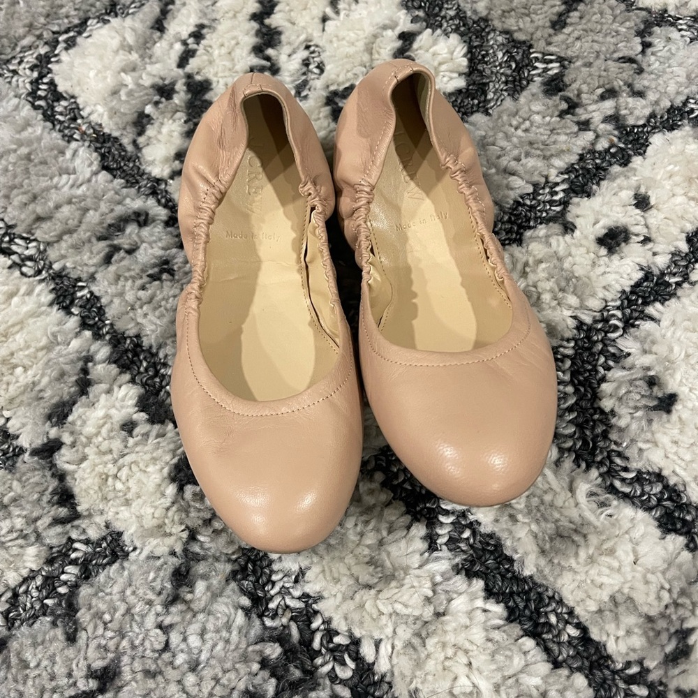 J. Crew Nude Ballet Flats